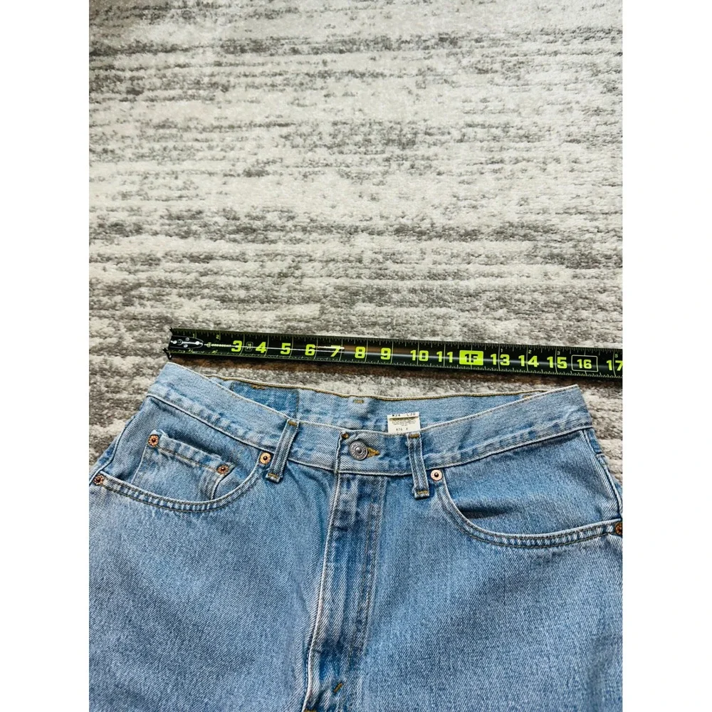 Levis 550 Relaxed Fit Jeans Mens W34 L30 Light Wash Vintage Denim Made in Canada